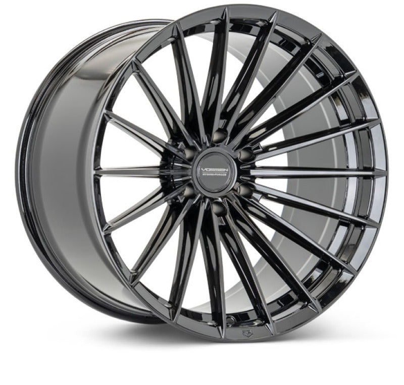 Vossen HFX-4 forged wheel, 20x9.5 inches, gloss black finish, 6x139.7 bolt pattern, ET15 offset, deep design for vehicles