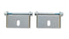 Vibrant replacement EASY MOUNT IC bracket assembly with hardware for intercoolers, includes two brackets and IC #12800.