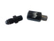 Snow Performance water meth nozzle holder with 1/8in NPT female to 4AN male low profile straight connector.