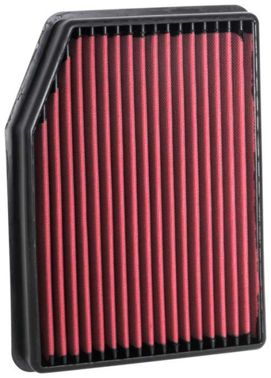 AEM Drop-In DryFlow air filter for 2019 Chevrolet Silverado 1500 V8-5.3L engine, high-performance automotive air filter.