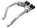 AWE Tuning C6 Chevrolet Corvette Z06/ZR1 axle-back exhaust with diamond black tips, showcasing its polished stainless steel and sleek design.