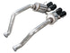 AWE Tuning C6 Chevrolet Corvette Z06/ZR1 axle-back exhaust with diamond black tips, showcasing its polished stainless steel and sleek design.