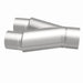 MagnaFlow Y Pipe, 2.5/3 inch diameter, smooth transition, made of aluminum, designed for automotive exhaust systems.