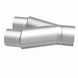 MagnaFlow Y Pipe, 2.5/3 inch diameter, smooth transition, made of aluminum, designed for automotive exhaust systems.