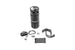 Radium Engineering Competition Catch Can XL VTA/VTE oil catch can with black and silver finish, designed for engine ventilation systems.