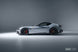 Vossen x Novitec NF11 21-inch forged gloss black Ferrari 12C front wheel with 5x114.3 bolt pattern and ET34 offset.