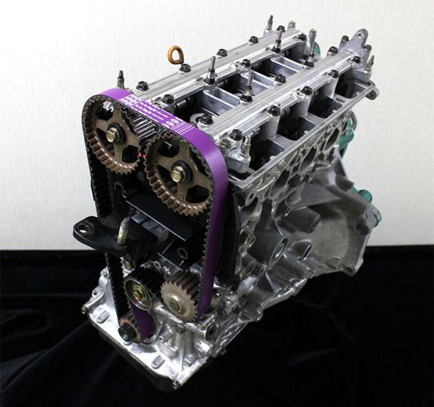 HKS fine tune timing belt for B16A engine, high-performance accessory belt with precise fit and durable construction.