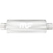 MagnaFlow Mag SS 3-inch muffler with 14x4x4 inch dimensions, showcasing its stainless steel construction and inlet/outlet design.