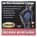 Airaid Chevrolet Silverado and GMC 1500 V8 cold air intake system with polished metal components and flexible hoses.