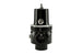 Turbosmart FPR10 Pro-Lite black fuel pressure regulator with adjustable fittings for performance vehicles.
