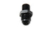 Vibrant brand straight adapter fitting from -4AN to 10mm x 1.0 metric, showing metallic finish and threaded ends.