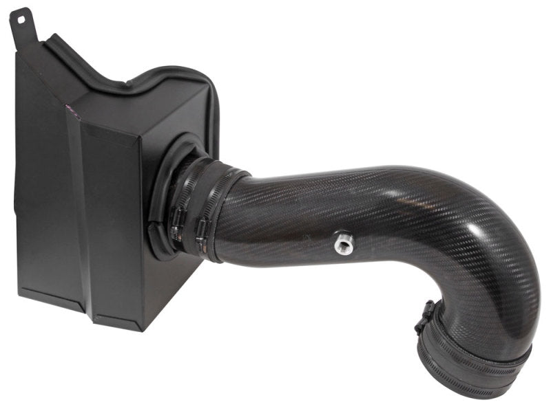 K&N Engineering cold air intake for 2015-2016 Chevy Corvette Z06 6.2L V8 engine, showing the AirCharger performance intake system