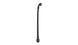 Vibrant 24-inch PTFE hose assembly with 8AN female fittings, straight and 45-degree angles, durable automotive fluid transfer hose