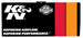 K&N 14-inch red custom air cleaner assembly with 5.125-inch ID, 14-inch OD, and 2.75-inch height for direct fit air filters.