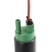AEM 400 LPH E85 compatible fuel pump kit with single barb connection, designed for ethanol fuel systems, shown installed.