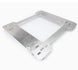 Pair of NRG seat brackets for BMW E46 99-05, sturdy metal frames designed for secure seat mounting in automotive upgrades.