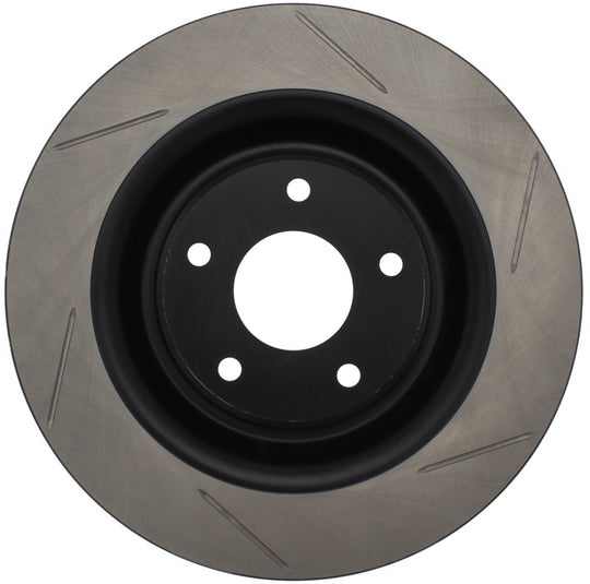 StopTech Power Slot front left slotted brake rotor for 2006-2010 Chevrolet Corvette, high-performance automotive brake component