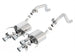 Borla catback exhaust system for 2014 Chevrolet Corvette C7 6.2L V8, rear section with dual NPP mode valves, metallic finish.