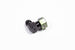 Radium Engineering 3/8inch SAE female to 6AN male low profile elbow fitting for high-performance fluid connections.