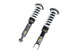 HKS HIPERMAX S coilover kit installed on a Toyota JZA80 Supra, showcasing adjustable suspension components and sleek design