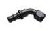 Vibrant 60-degree push-on hose end elbow fitting, -10AN size, for automotive and racing fuel or oil hose connections.
