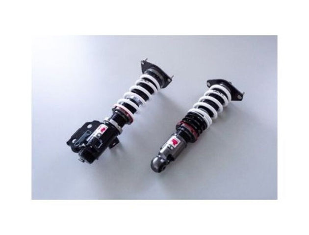 HKS Hipermax R coilovers for 2012-2021 Subaru FA20 engine, showing adjustable suspension with coil springs and shock absorbers.