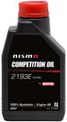 Motul Nismo Competition Oil 2193E 5W40 motor oil in 1-liter container, designed for high-performance engine lubrication.