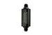 Turbosmart 10um 10AN inline black fuel filter for automotive fuel lines and filtration system.