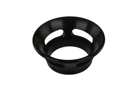 Black Turbosmart BOV Kompact trumpet replacement blow off valve accessory for turbocharged vehicles.