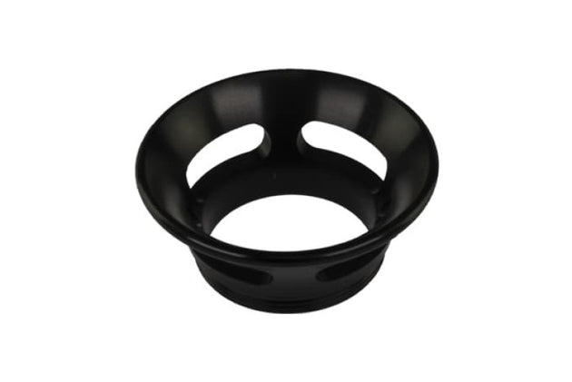 Black Turbosmart BOV Kompact trumpet replacement blow off valve accessory for turbocharged vehicles.