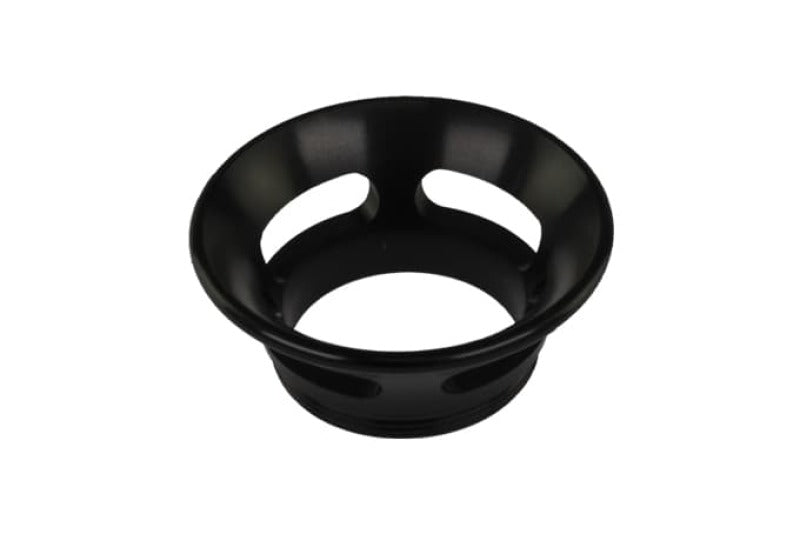 Black Turbosmart BOV Kompact trumpet replacement blow off valve accessory for turbocharged vehicles.