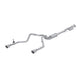 MBRP T304 SS 3-inch Armor Pro Cat-Back Exhaust installed on 2019+ Chevrolet Silverado and GMC Sierra 1500 pickup trucks.