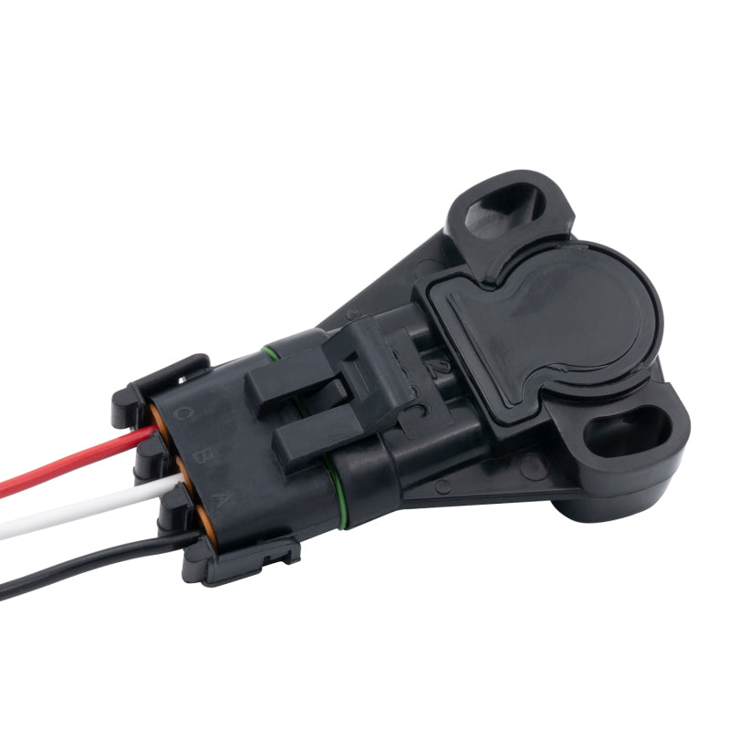 Innovate Motorsports Holley Style 4-Barrel Carburetor Throttle Position Sensor gauge component with 0-5V output, shown in the image.