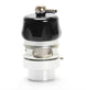 Black Turbosmart Vee Port Pro BOV blow off valve installed on a vehicle engine.