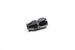 Radium Engineering -8AN black PTFE hose end fitting with straight design for high-performance fluid connections.