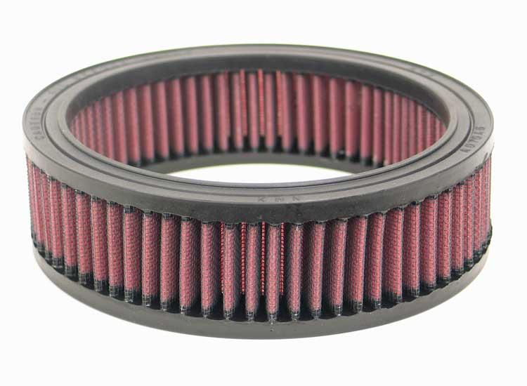 K&N Engineering custom drop-in air filter with 7-inch diameter, 5.5-inch ID, and 2-inch height for vehicle airflow improvement.