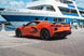 Corvette C8 2020-2025 Corsa Performance 3-inch Xtreme Cat-Back Exhaust with black quad tips and deleted AFM valve.