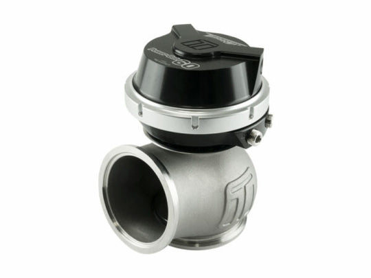 Turbosmart GenV WG60 Powergate wastegate in black, with 60mm compressed gas inlet and 7psi boost control.