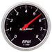 AutoMeter Designer Black Fuel Level Gauge with 2-1/16 inch electrical dial, 90-degree sweep, 70 Ohms E / 10 Ohms F.