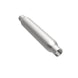 MagnaFlow muffler with 3.5-inch diameter and 18-inch length, featuring dual 2.25-inch inlet and outlet pipes, in a metallic finish.