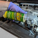DEI Radiator Relief Flush coolant bottle, 16oz, used for radiator system cleaning and maintenance in vehicles.