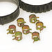 Turbosmart Spring Clamps 0.24 for blow off valve accessories, showcasing the durable metal clamps used in turbocharger systems.