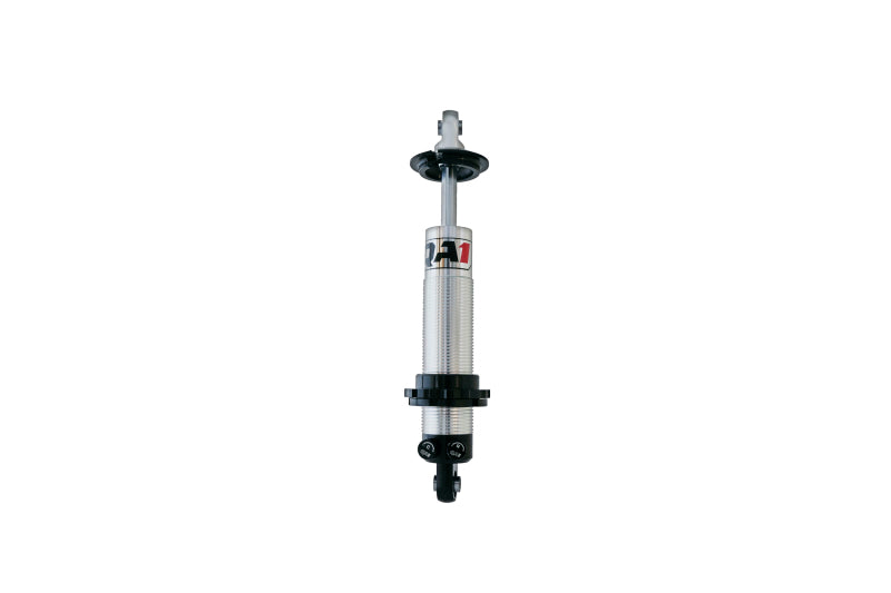 QA1 Proma Star Series coil-over shock absorber with double adjustment and bearing mount, showing the 11.625-inch and 16.875-inch models.