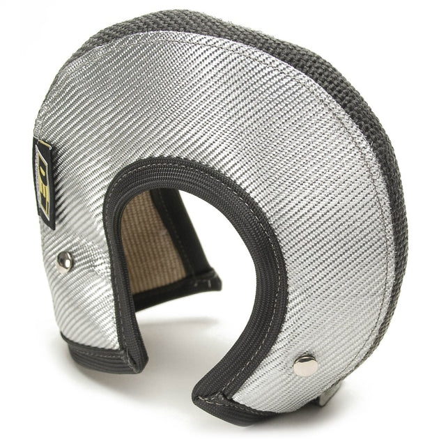 DEI Turbo Shield T4 Ultra 47 turbo blanket shielding exhaust components in a close-up view.