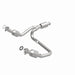 MagnaFlow catalytic converter direct fit for 2014-2016 GMC Sierra 1500 V6 4.3L engine, showing the metal automotive part.