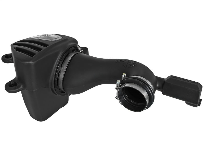 aFe Power cold air intake system for 2013-2015 Chevrolet Camaro SS V8-6.2L engine, featuring a Pro DRY S filter and aftermarket piping.