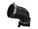 aFe turbo inlet pipes for Takeda intakes, showing polished metal piping with branding, designed for improved engine airflow.