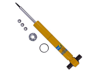 Bilstein B6 4600 Series front shock absorber for 2019+ Chevrolet Silverado 1500 4WD, showing the shock's metal body and mounting points.