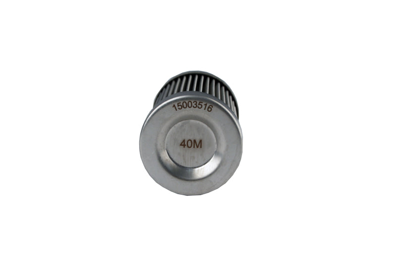 Aeromotive 40 Micron SS Fuel Filter Element for Model 12335, high-performance stainless steel filtration for automotive fuel systems