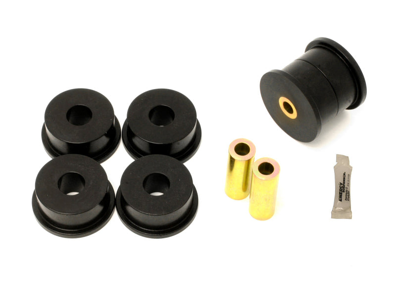 Black BMR Suspension BMR 10-15 5th Gen Camaro differential bushing kit with poly bushings for street performance.